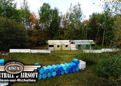 ASA Paintball et Airsoft l'hopital terrain de jeux extérieur