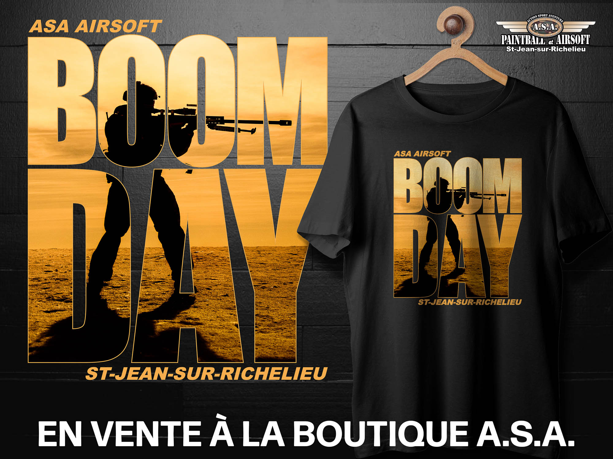 T-Shirt ASA Airsoft Boom Day