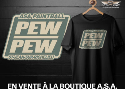 T-Shirt ASA Paintball Pew Pew