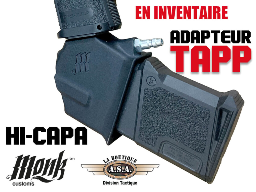 ADAPaTEUR TAPP HI-CAPA Horizontal Boutique ASA Division Tactique