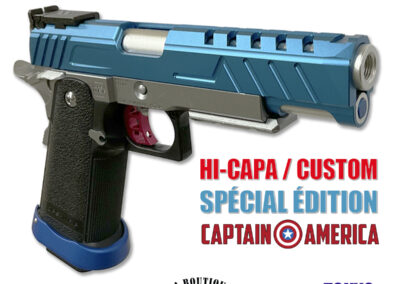 Tokyo Marui Hi-Capa Custom Spécial Édition Captain AmericaToky