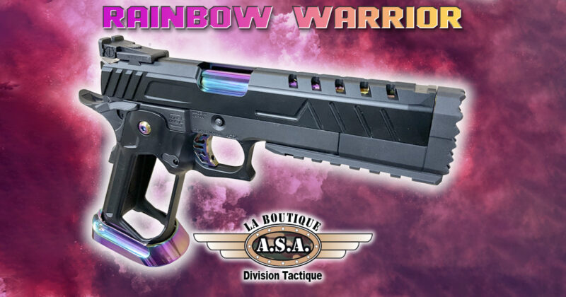 RAINBOW WARRIOR Tokyo Marui 5.1 Black Glock Mag ASGK Boutique ASA Airsoft