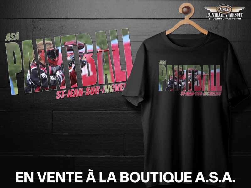 T-shirt Speedball ASA Paintball St-Jean-sur-Richelieu