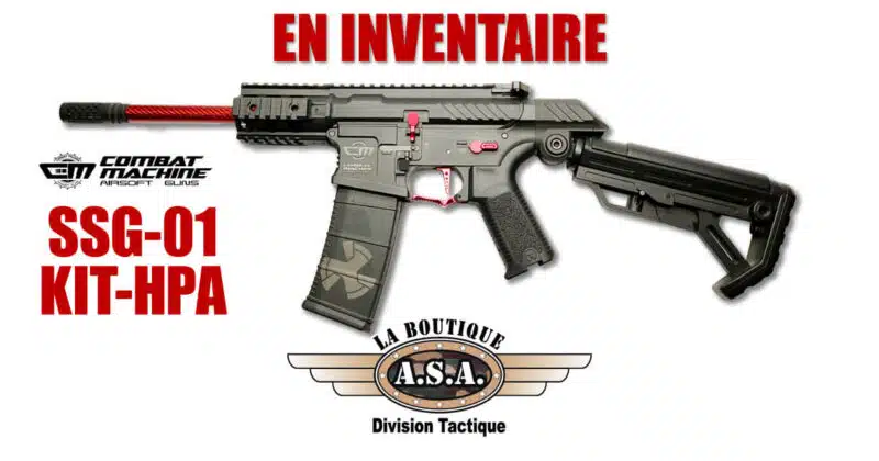 SSG-01 KIT HPA Combat Machine Airsoft Guns Boutique ASA Paintball Airsoft