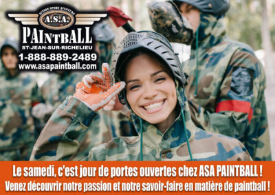 Journée porte ouverte ASA Paintball - St-Jean-sur-Richelieu - Aventure en plein air et compétition palpitante.