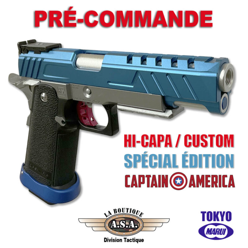 Tokyo Marui Hi-Capa 5.1 Custom Spécial Édition Captain America