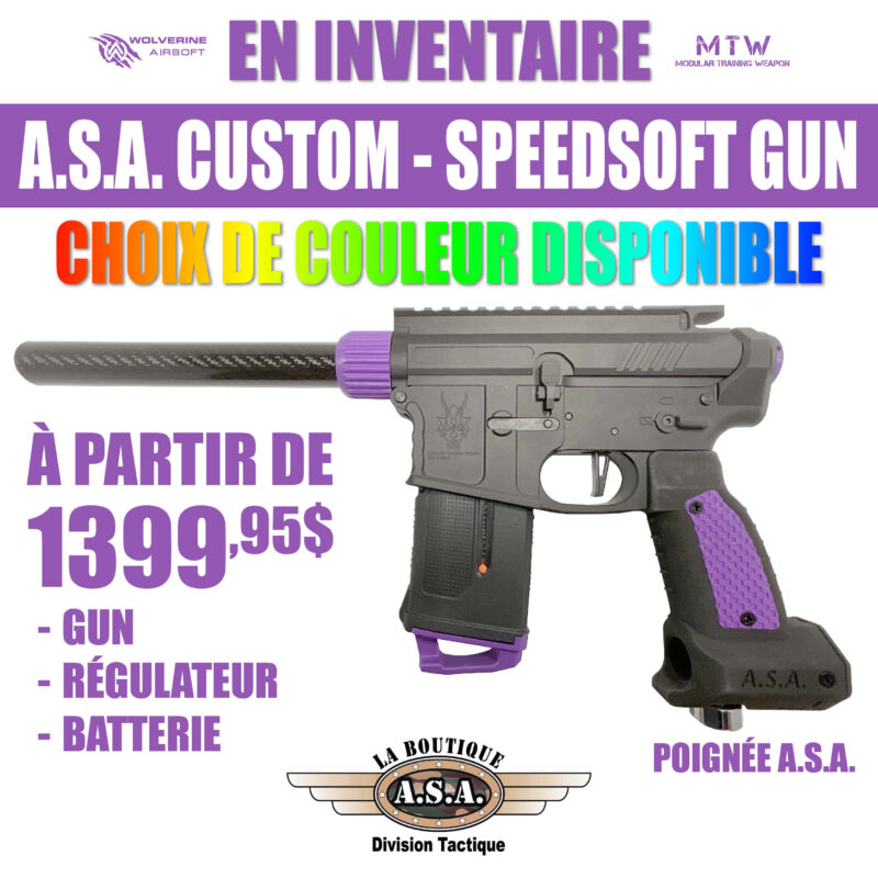 ASA SPEEDSOFT HPA WOLVERING BOUTIQUE ASA PAINTBALL AIRSOFT